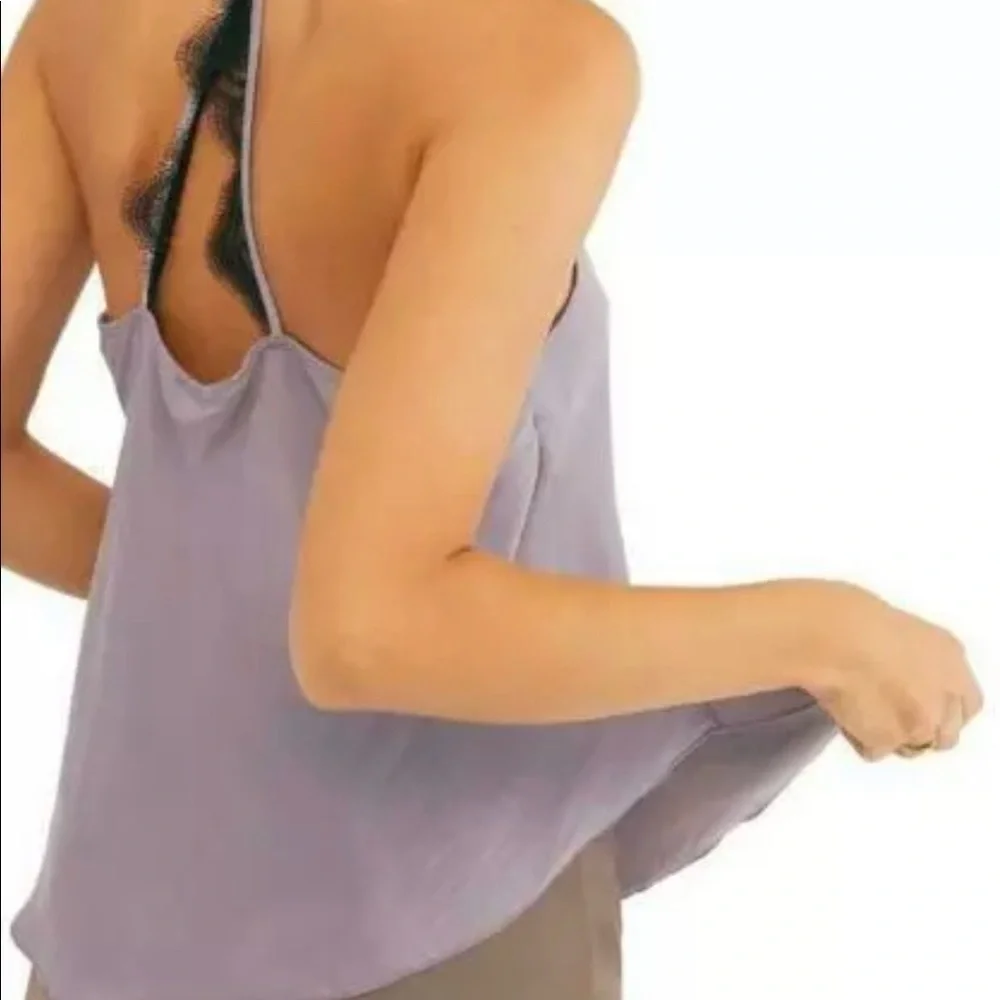FREE People Women’s Starlight Cami Silver Mauve Extra Small